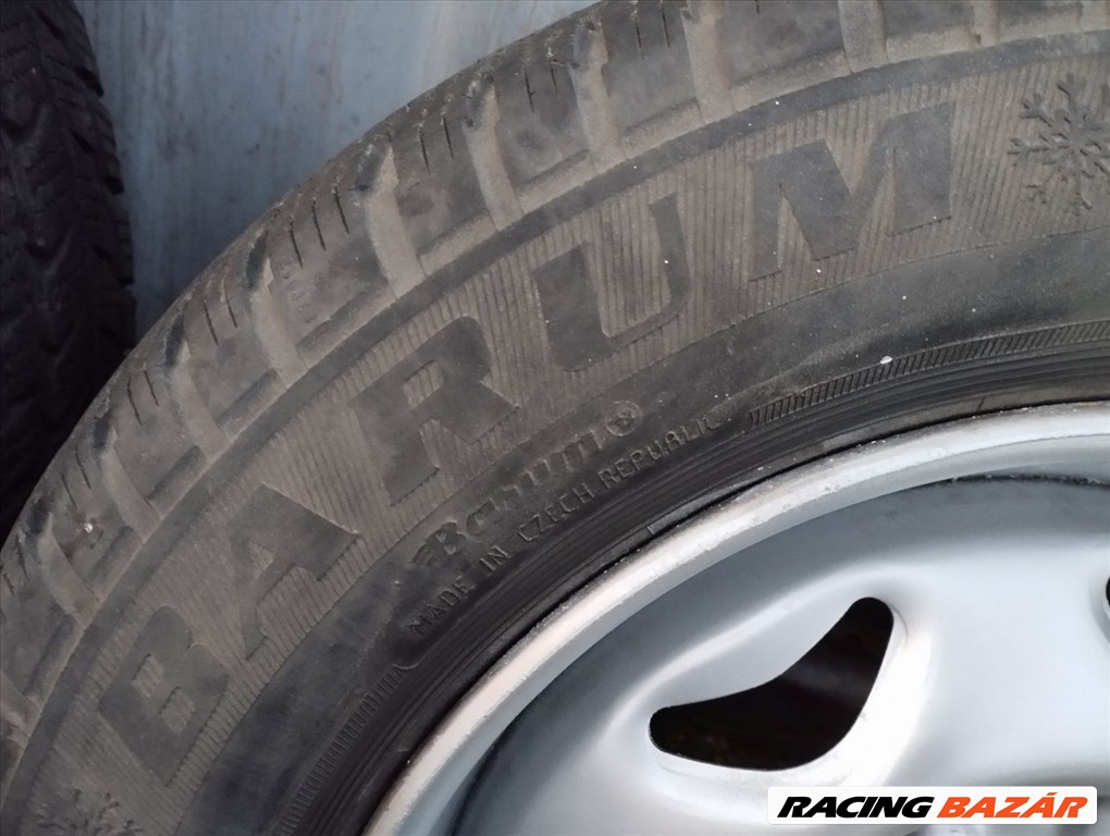 Suzuki Swift lemezfelni 13" 145/80 R13 téli gumi Barum téli gumi gumi  3. kép