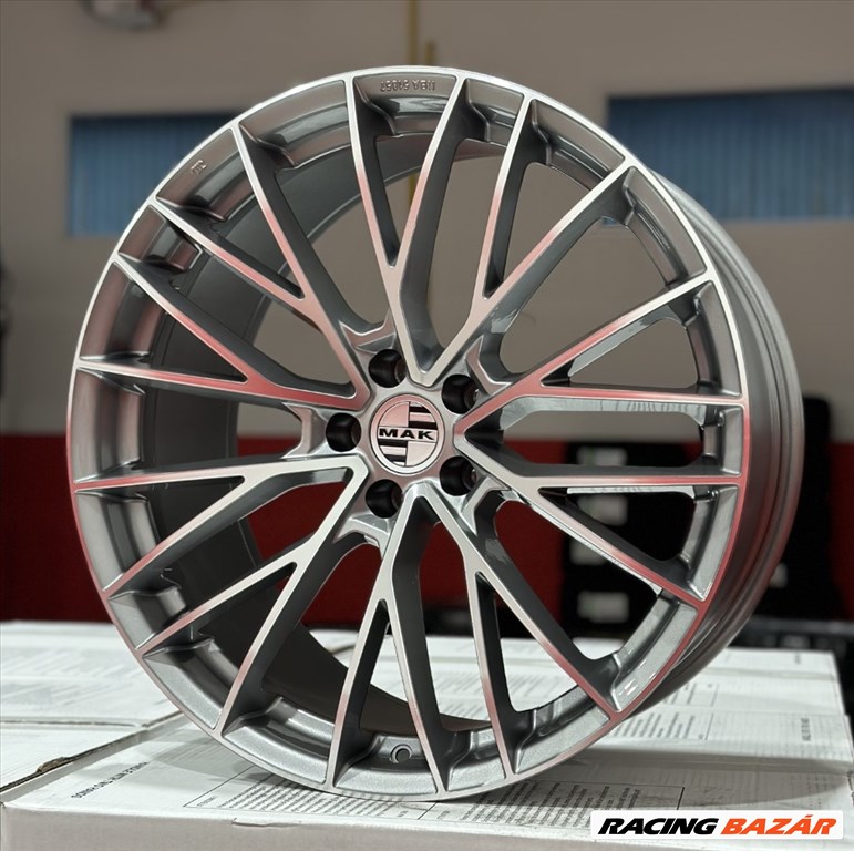 R21 5x112 (66.45) MAK SPECIALE GRAPHITE MIRROR FACE 10J ET19  ÚJ FELNIK, ALUFELNIK 4. kép