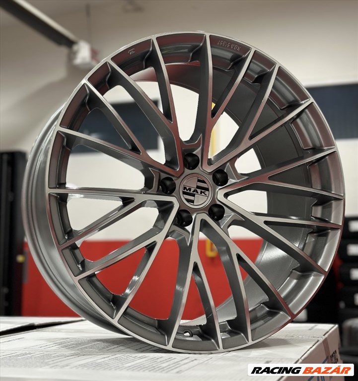 R21 5x112 (66.45) MAK SPECIALE GRAPHITE MIRROR FACE 10J ET19  ÚJ FELNIK, ALUFELNIK 8. kép