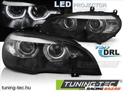 BMW X5 E70 07-10 AE DRL LED BLACK HID Tuning-Tec F