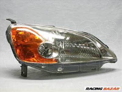 Honda Civic 2001-2003 - Fényszóró H4 jobb, belülr. áll. (4 ajtós) DEPO