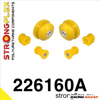 Stongflex Első felfüggesztés szilent készlet SPORT sárga
