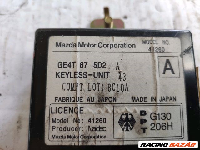 Mazda 626 (GF) 2.0 Központizár Elektronika ge4t675d2 5. kép