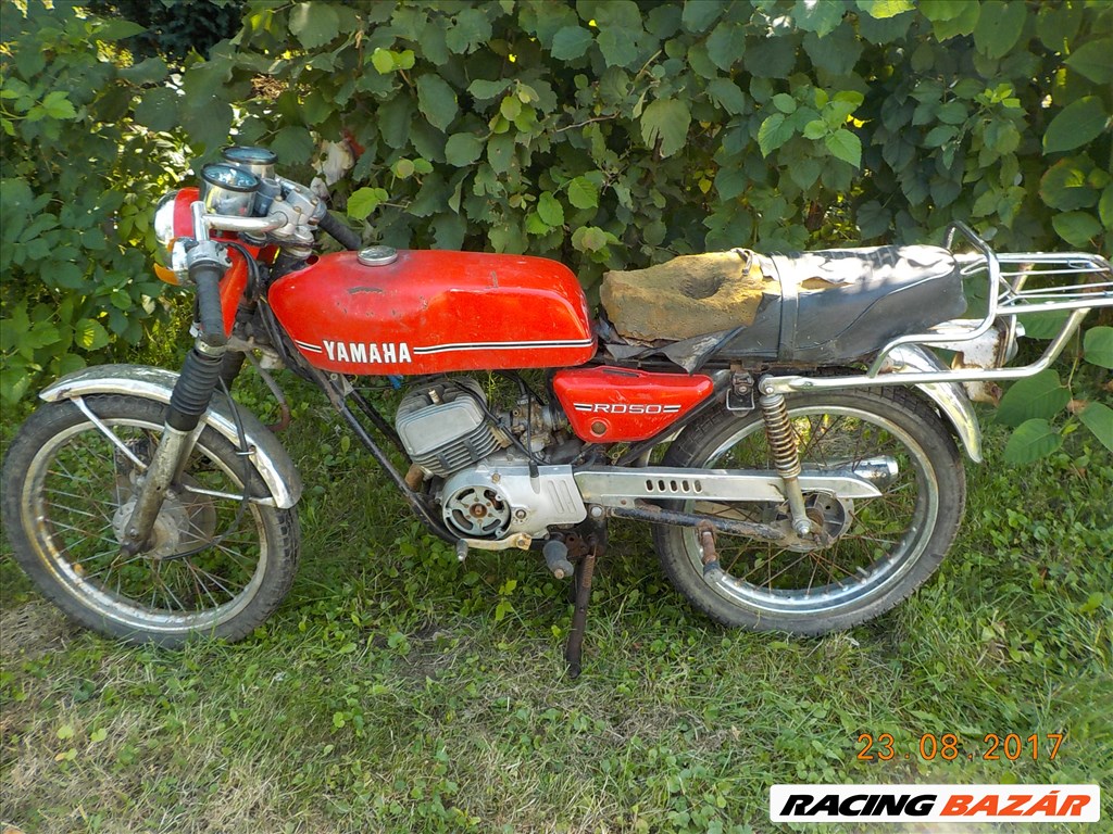 YAMAHA RD 50 OLDTIMER KISMOTOR,MOTORHIBÁSAN-RESTAURÁTOROKNAK ELADÓ 43. kép