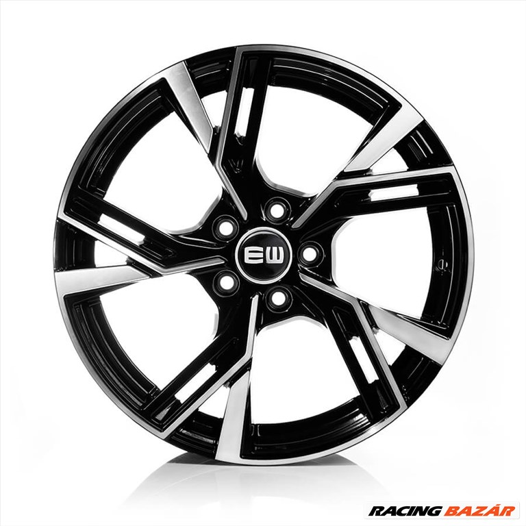 R19 5x112 (66.45) Elite Wheels EW16  Black Diamond  8.5J ET45 új 19" alufelnik 1. kép