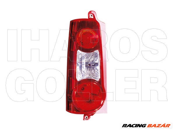 Peugeot Partner Tepee 2008-2012 - Hátsó lámpa üres bal (2 hátsó ajtó) 1. kép
