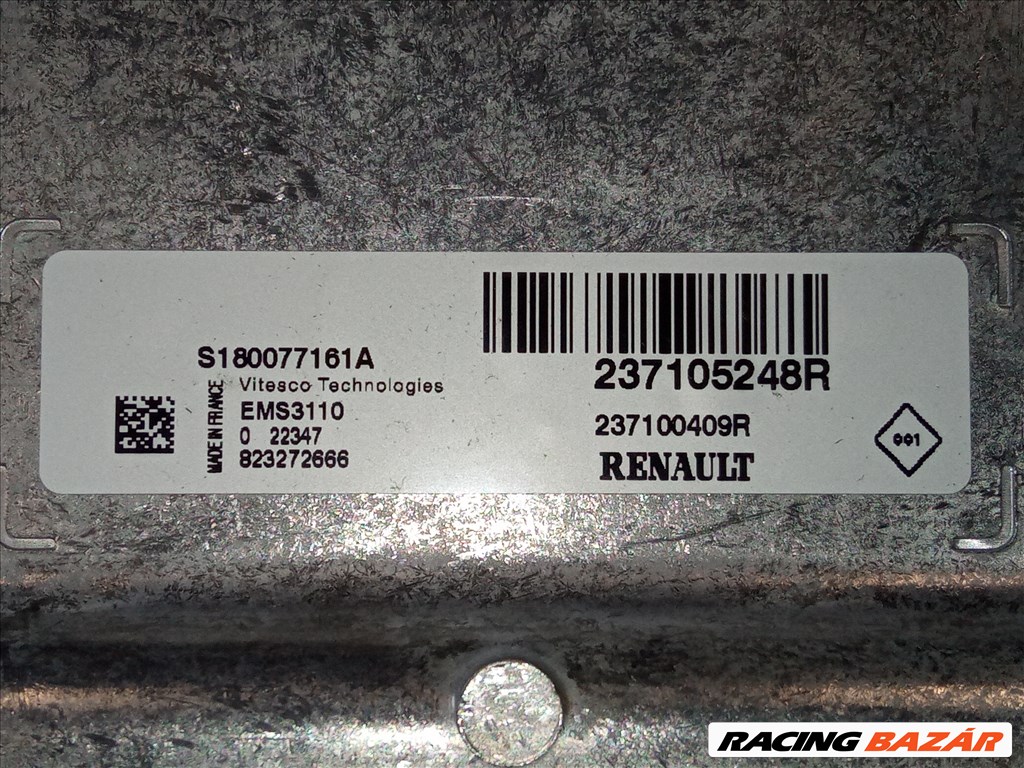 Renault Mégane III RS 2.0 EMS3110 Motorvezérlő elektronika S180077161A 237105248R 2. kép