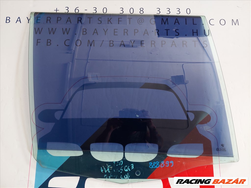 BMW E39 touring jobb hátsó ajtó oldalüveg oldal üveg (103274) 1. kép