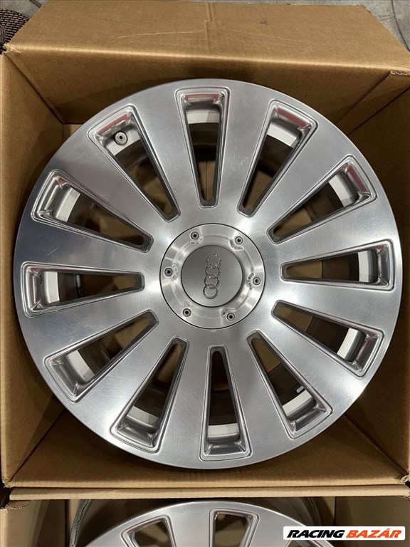 R19 5x112 Original Audi A8 8.5J ET45 OEM 4E0601025AG  19" gyári alufelnik 4. kép