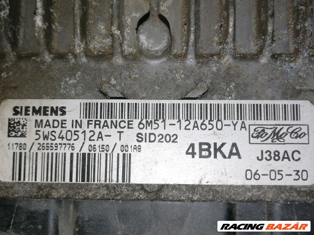 Ford Focus C-MAX 1.8 TDCi motorvezérlő /117025/ 6m511a650ya 4. kép