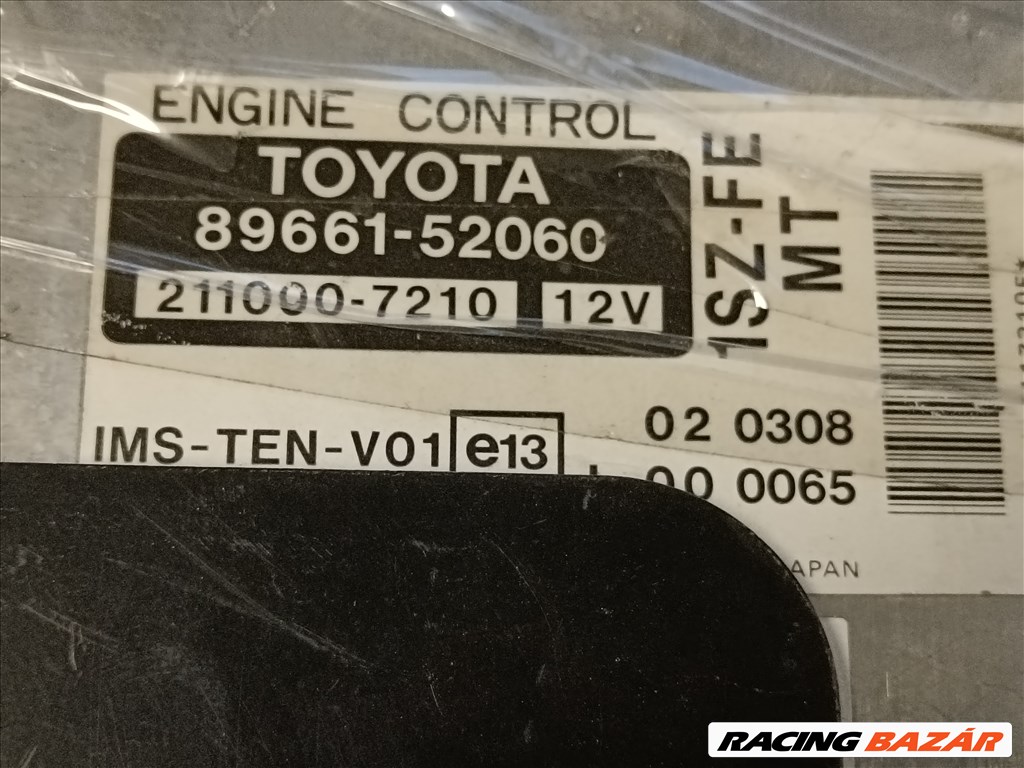 Toyota Yaris (XP10) 1.0 motorvezérlő elektronika  8966152060 21100052060 2. kép