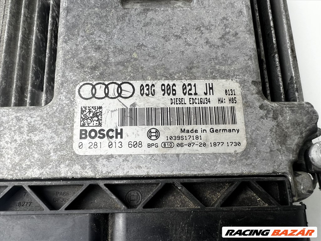 Audi A3 8P 2.0 tdi 140le BMM Motorvezérlő 03g9906021jh 2. kép