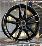 R19 5x112 (66.6) MAK EVO GLOSS BLACK MIRROR RING  kétszéles felnik 19" 