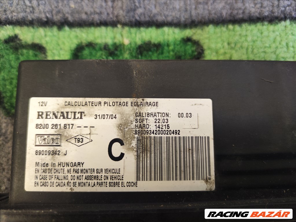 Renault Modus lámpa vezérlő 8200261817 8200294569 2. kép