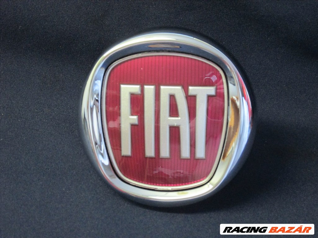 Fiat gyári új, nyomó gombos csomagtér embléma 735579354 1. kép