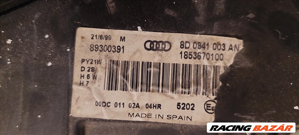  Audi A4 B5 Facelift xenon fényszóró  8d0941003an 3. kép