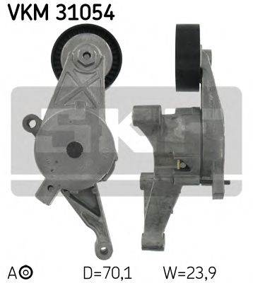 SKF VKM 31054 - hosszbordásszíj feszítőgörgő AUDI SEAT SKODA VW