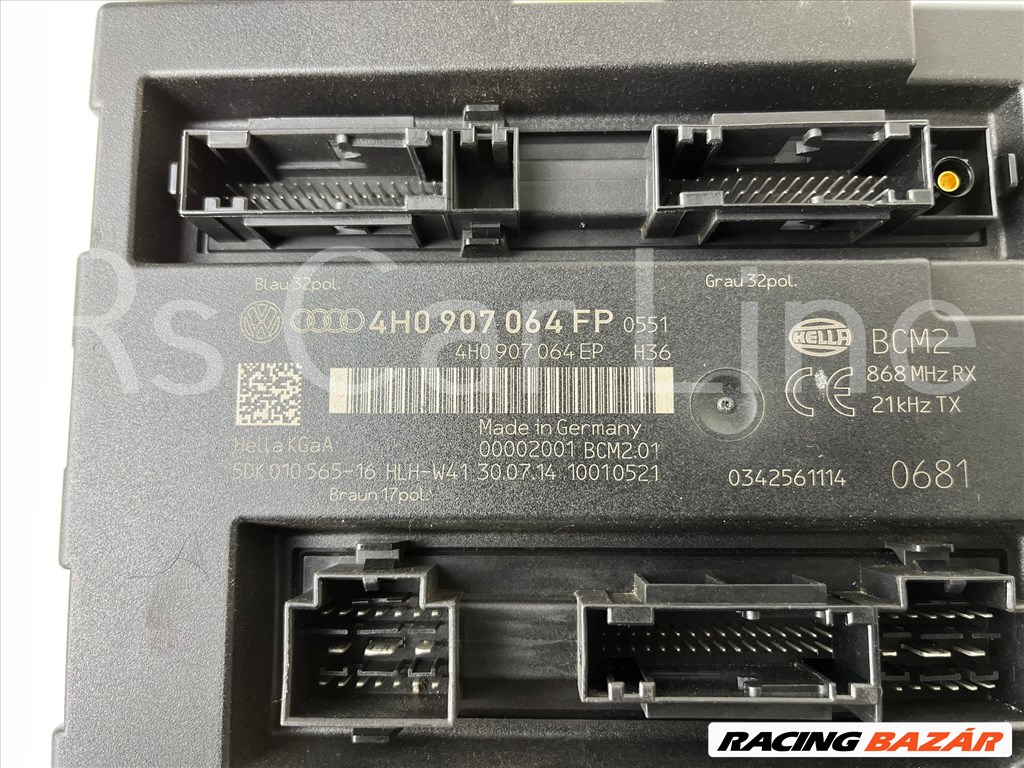 Audi A6 4G komfort elektronika BCM2 4h0907064fp 2. kép