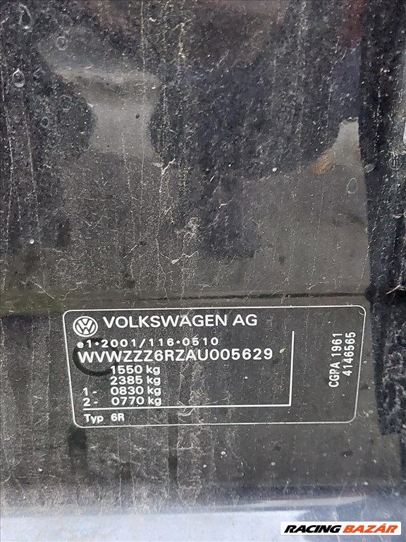 Volkswagen Polo V bontott alkatrészei 2. kép