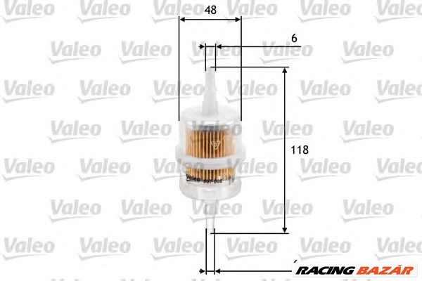 VALEO 587005 - Üzemanyagszűrő ALFA ROMEO CITROËN FIAT FORD INNOCENTI LADA LANCIA LIGIER MAZDA OPEL P 1. kép