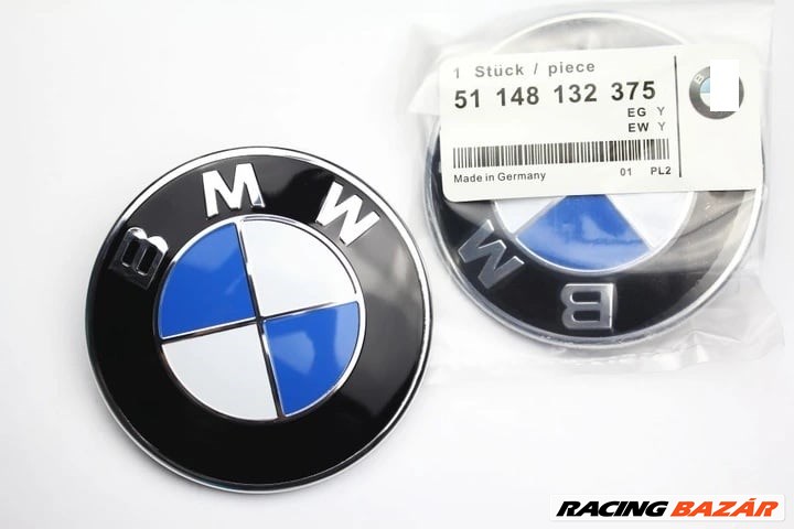Új BMW Motorház Gépház Csomagtartó Kiegészítő Embléma Jel Logó 1. kép