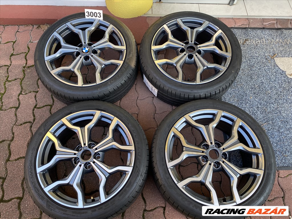 BMW 19 gyári alufelni felni, 5x112, 225/45 R19 nyári gumi, X2  (3003) 3. kép