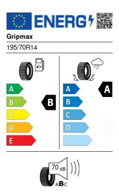 Gripmax Cargo Carrier 195/70 R14C 96 N kisteher nyári gumi C 2. kép