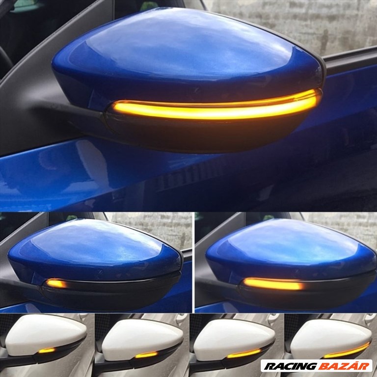 VW Volkswagen Passat B7 CC Scirocco EOS Jetta dinamikus LED - LEDES Tükör Index futófényes tükörindex 3C8949101 3C8949101A✔️ 1. kép