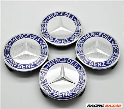 Új Mercedes 75mm felni alufelni kupak közép felniközép felnikupak embléma jel kerékagy porvédő kupak