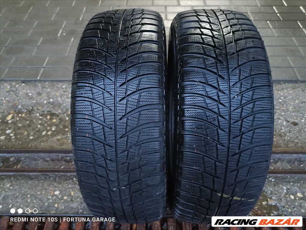 185/60 R15" Bridgestone használt téli gumik 1. kép