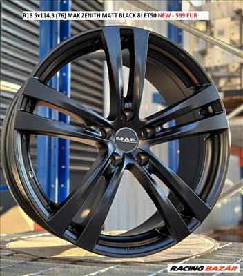 R18 5x114,3 (76) MAK ZENITH MATT BLACK 8J ET50 