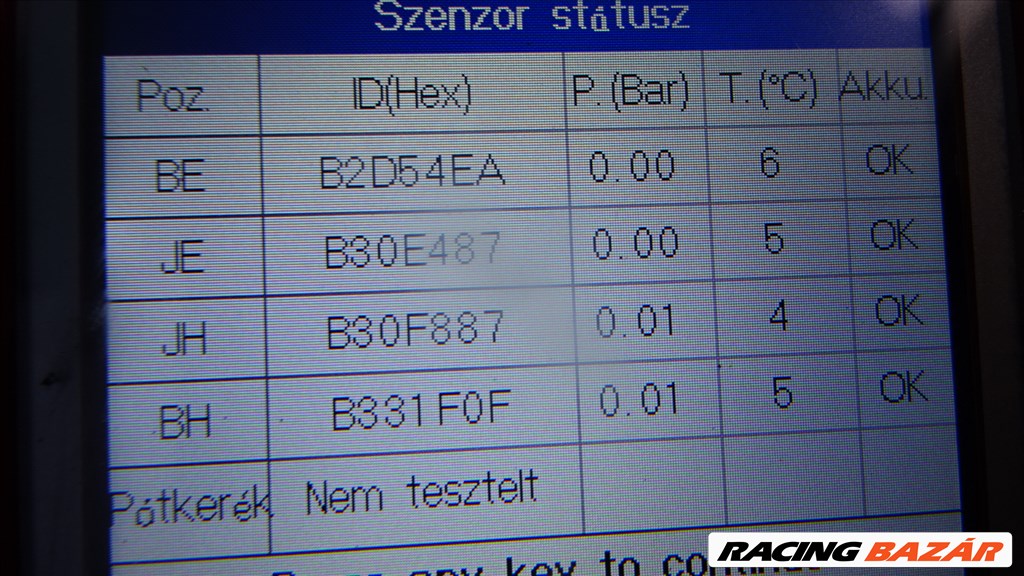 Új Toyota Verso Yaris Prius Rav 4 gyári Tpms szelep szenzor PMV-C210 8. kép