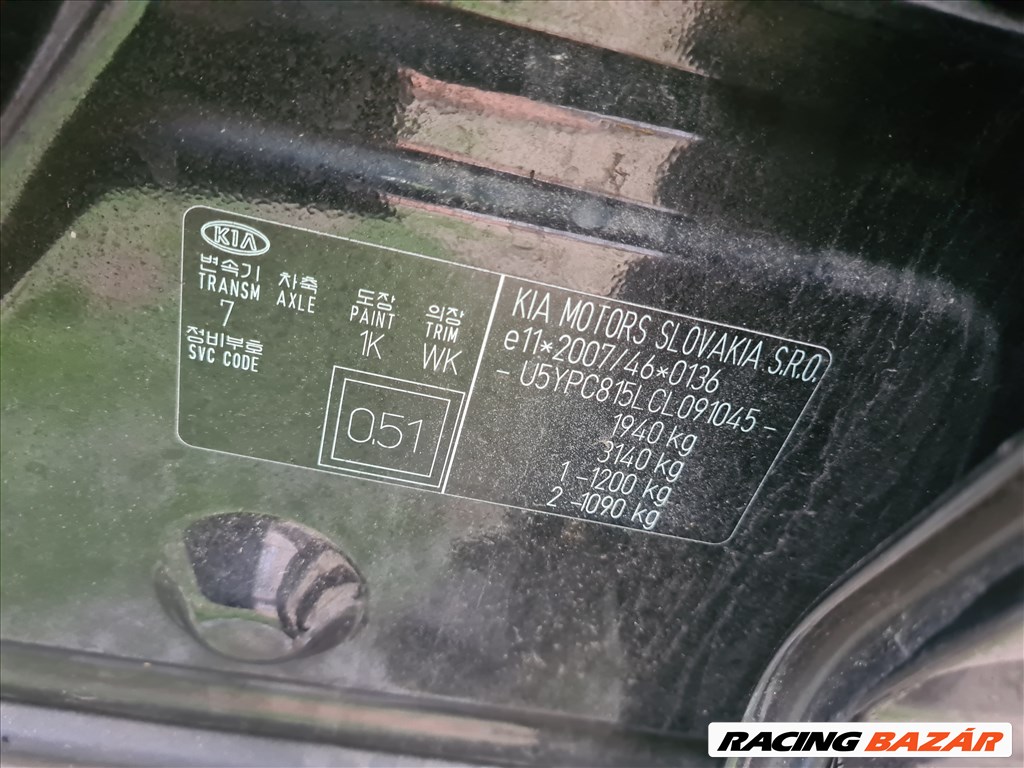 Kia Sportage (SL) 1.7 CRDI D4FD bontott alkatrészek, bontás, bontott jármű 6. kép