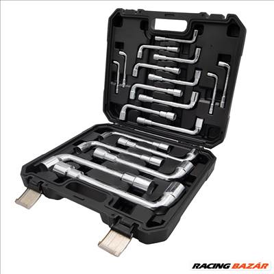 Lincos Pipakulcs, hajlított dugókulcs, csőkulcs készlet, 6-32mm,19db - DK-121905