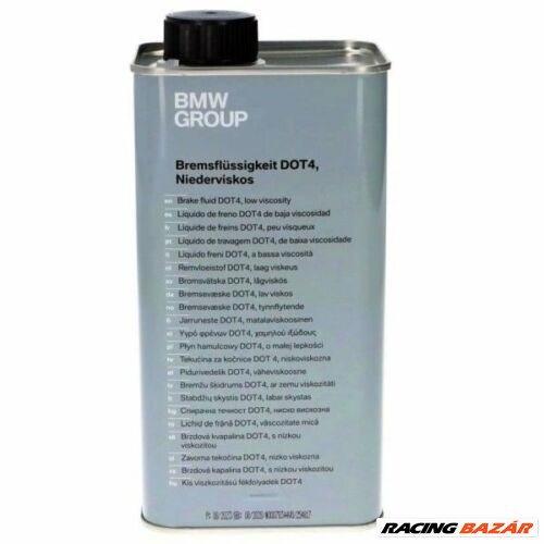 Gyári BMW DOT4 alacsony viszkozitású fékfolyadék 1L 83135A82511 1. kép