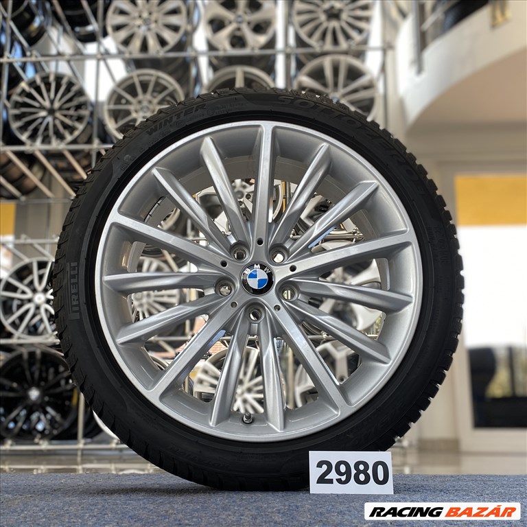BMW 19 gyári alufelni felni, 5x112, kétszéles téli gumi G30 G31 (2980) 1. kép
