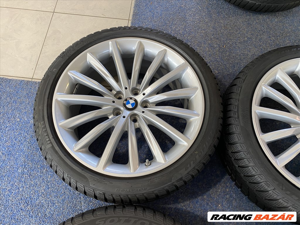 BMW 19 gyári alufelni felni, 5x112, kétszéles téli gumi G30 G31 (2980) 9. kép