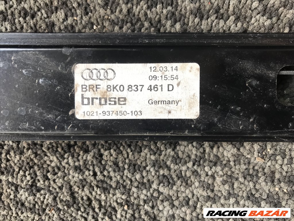 Audi A4 (B8 - 8K) bal első ablakemelő szerkezet 8k0837461d 2. kép