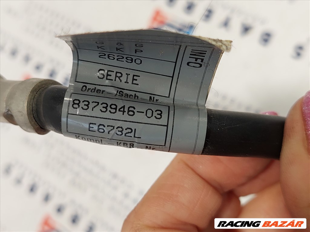 BMW E46 benzines negativ negatív akku akkumulátor kábel saru (137095) 8373946 2. kép