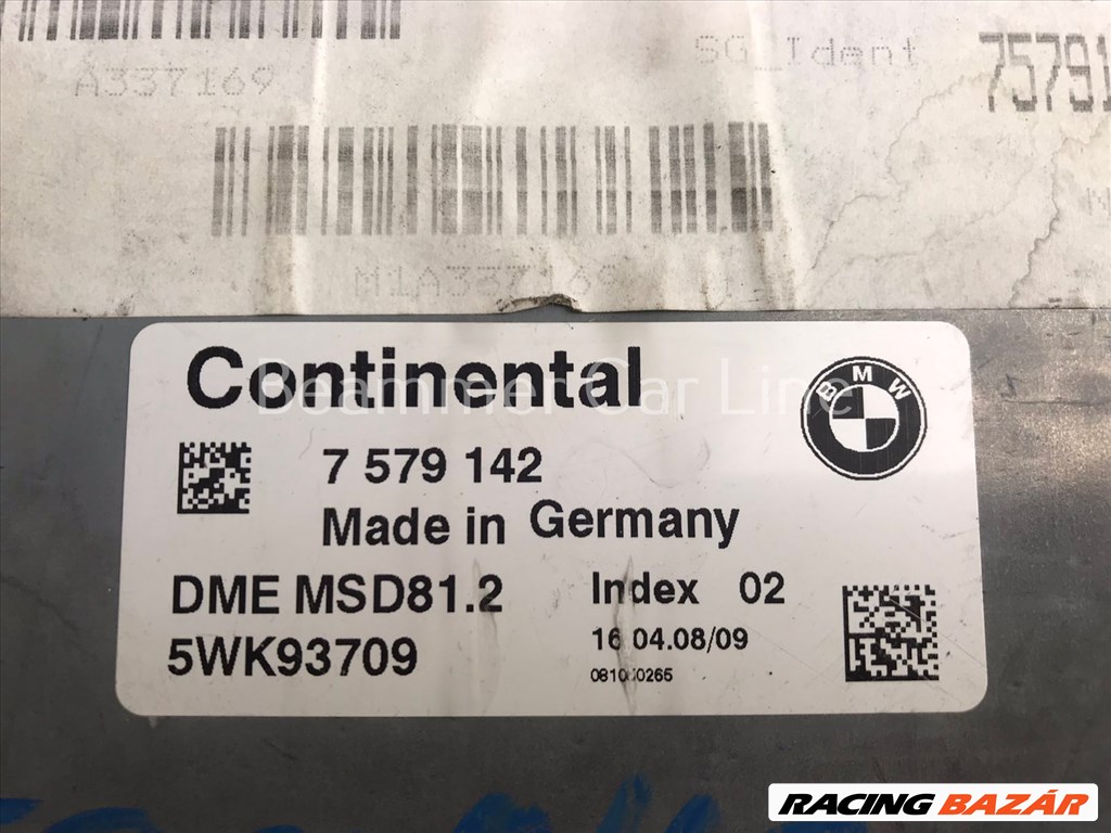 BMW E90 320i n43b20a 167le Motorvezérlő 7579142 2. kép
