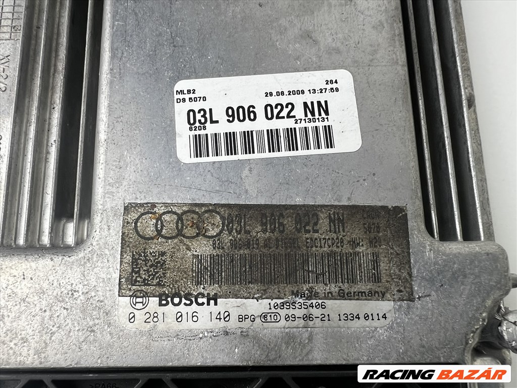 Audi A4 B8 2.0 tdi 143le CAG Motorvezérlő  03l906022nn 2. kép