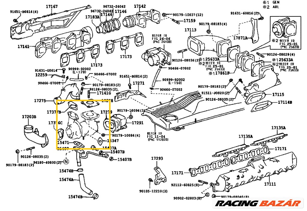 Toyota Land Cruiser Turbó HDJ100 4.2D 1HDFTE 1720117040 1720174040 7. kép