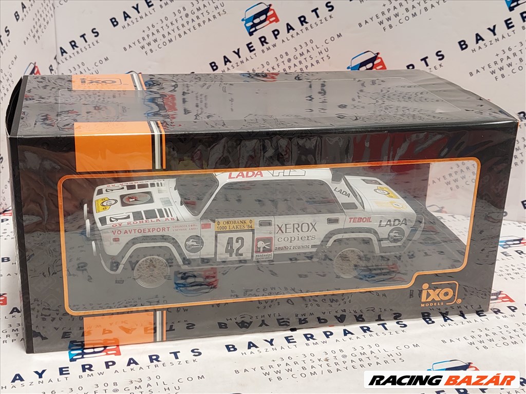 Lada 2105 VFTS #42 - Rally 1000 Lakes (1984) - S. Brundza - V. Neyman Ixo - 1:18 modellautó (m01277) 2. kép