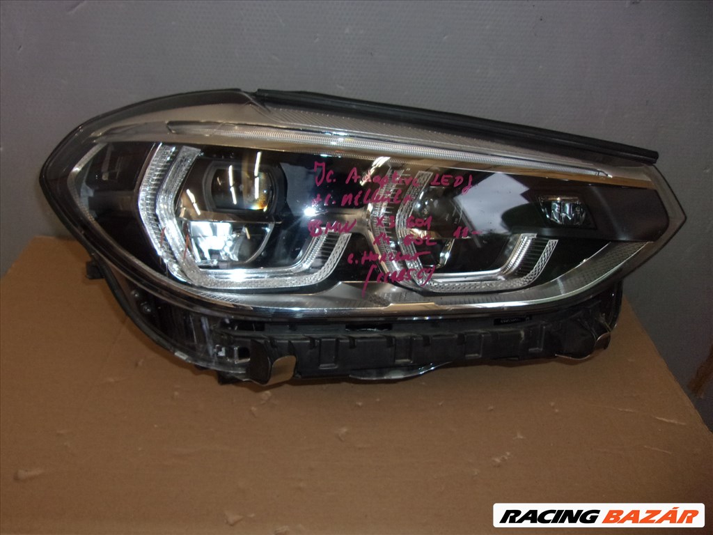 BMW X3 G01 X4 G02 jobb első Adaptive LED fényszóró 2018- 8739654 1. kép