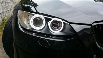 BMW E92 E93 xenon lámpába OPÁL SMD LED fehér angel eye nappali menetfény karika szett