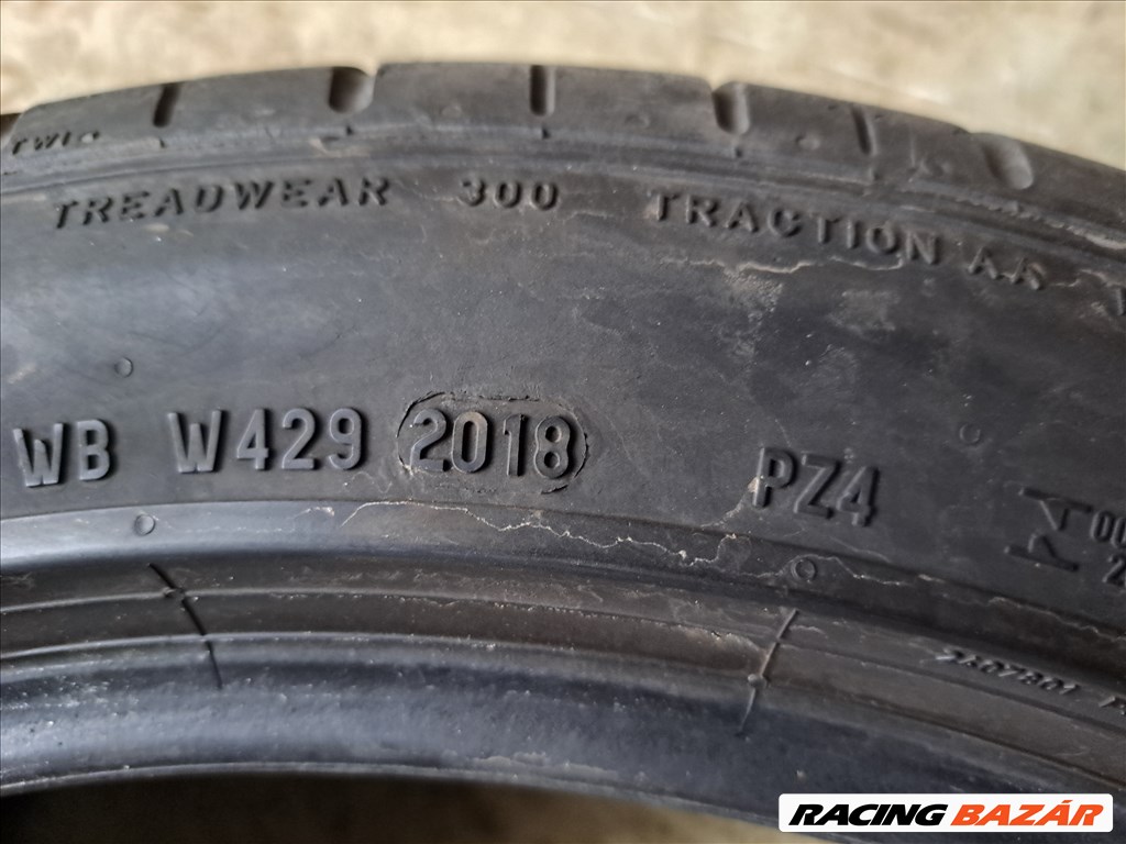 2db 235/45 R18 Pirelli P ZERO PZ4 használt nyári gumi eladó!!! (DOT2018) 6. kép