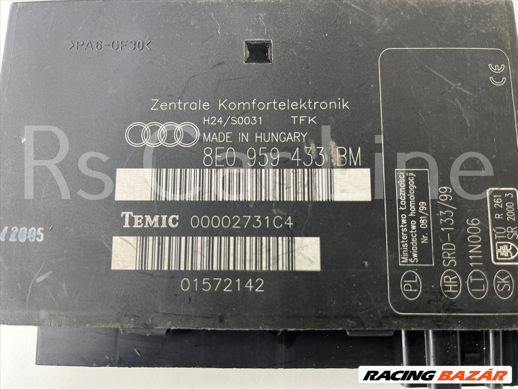 Audi A4 B7 Komfort elektronika BCM2 8e0959433bm 2. kép