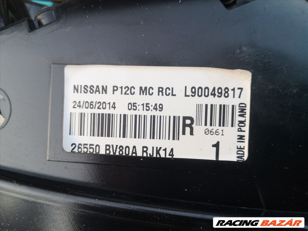 Nissan Juke facelift gyári hátsó lámpa párban elad 14. kép