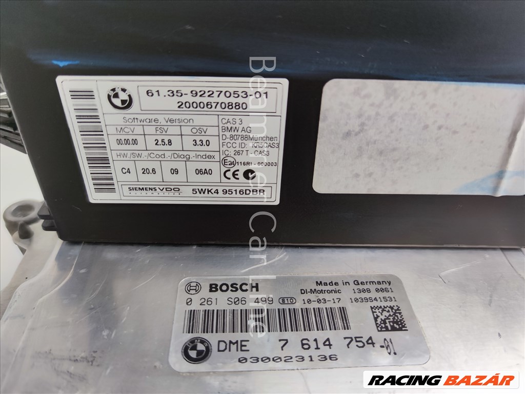 BMW E70 35ix n55b30a 301le Motorvezérlő szett 7614754 2. kép