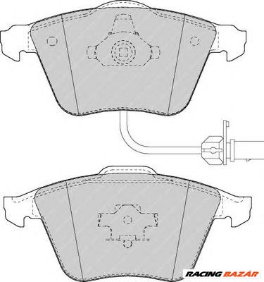 FERODO FDB1629 - fékbetét AUDI SEAT 1. kép